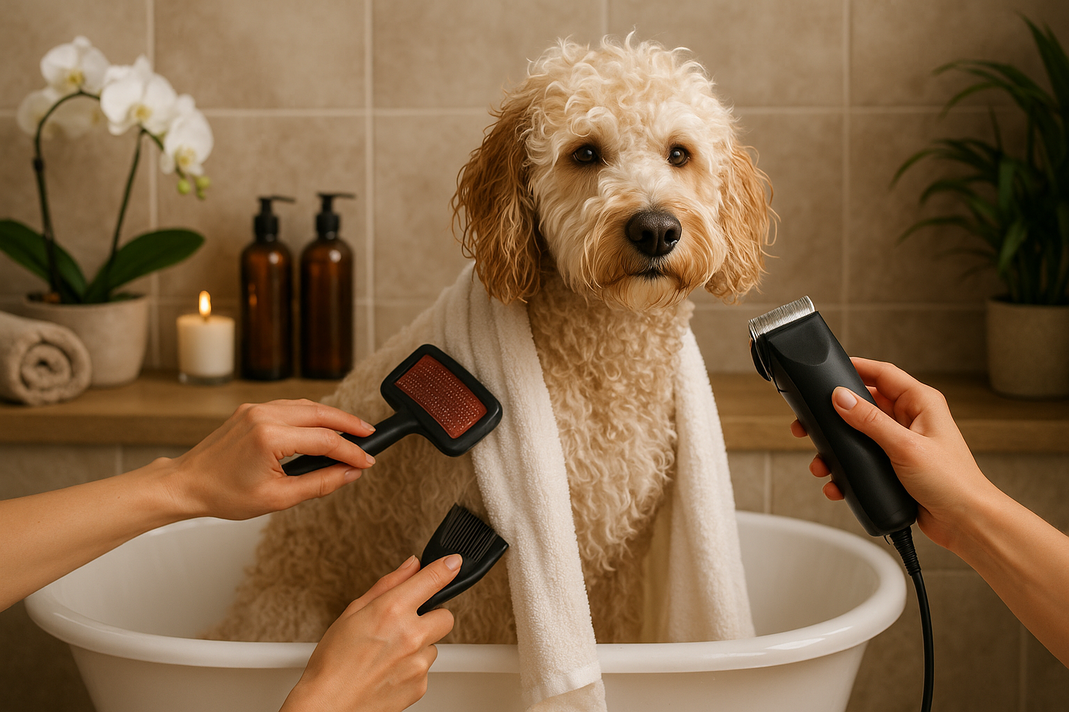 Understanding Doodle Coat Types: Tailored Grooming for Your Pup in Fuquay-Varina