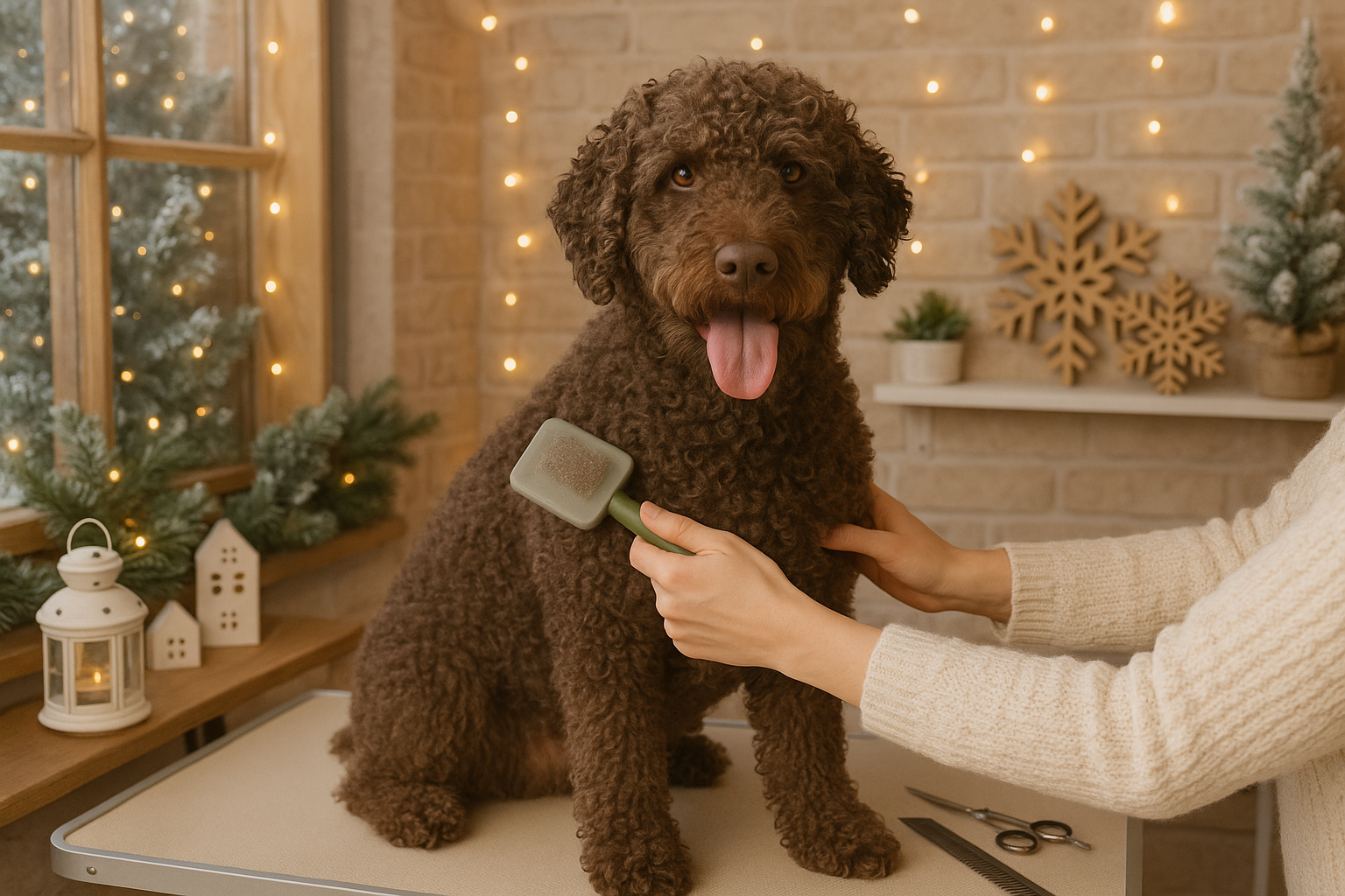 Winter Care for Curly-Coated Dogs: Tips for Keeping Them Cozy and Groomed in Fuquay-Varina