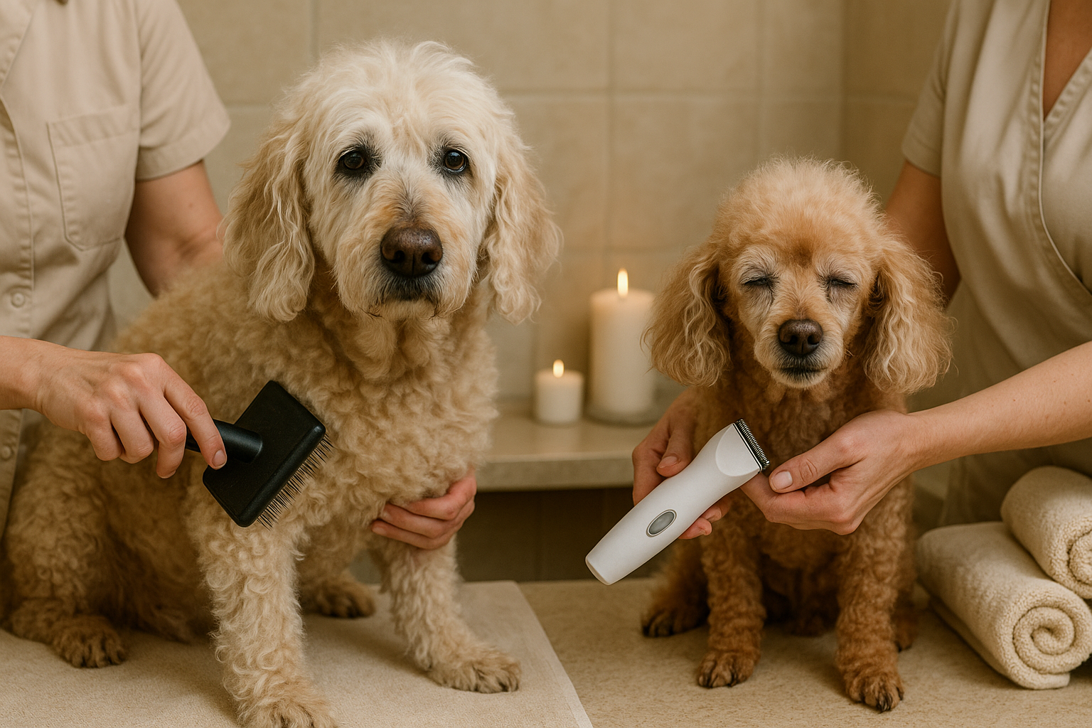 Grooming Tips for Senior Doodles and Poodles in Fuquay-Varina