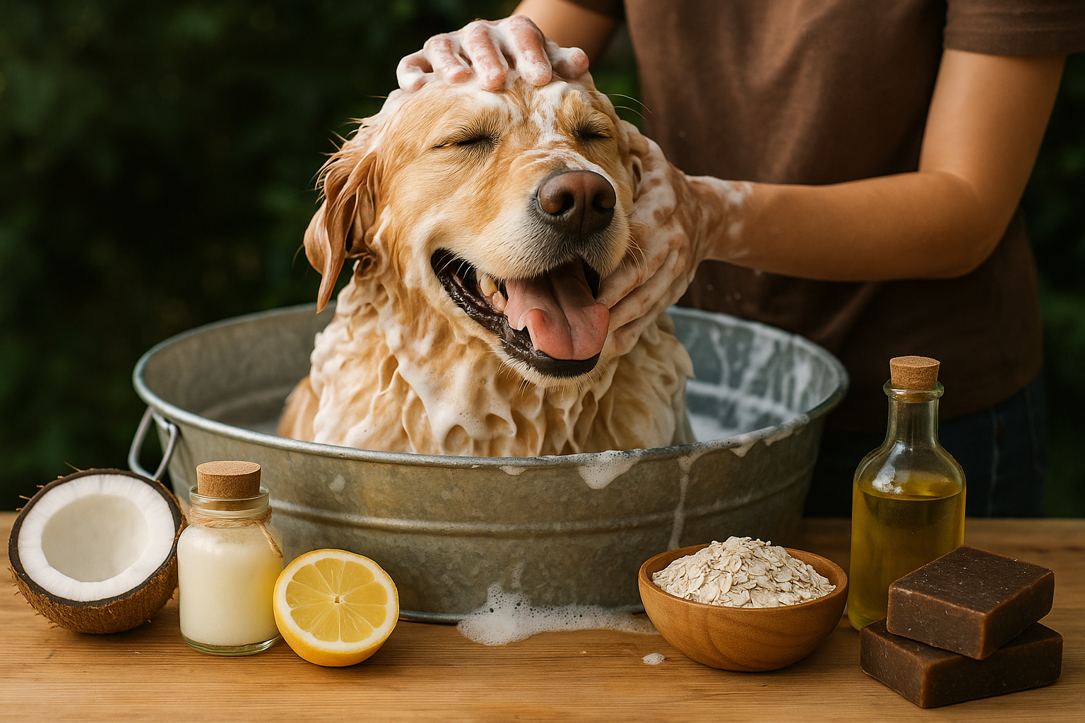 Local Ingredients for DIY Dog Conditioning Treatments in Fuquay-Varina