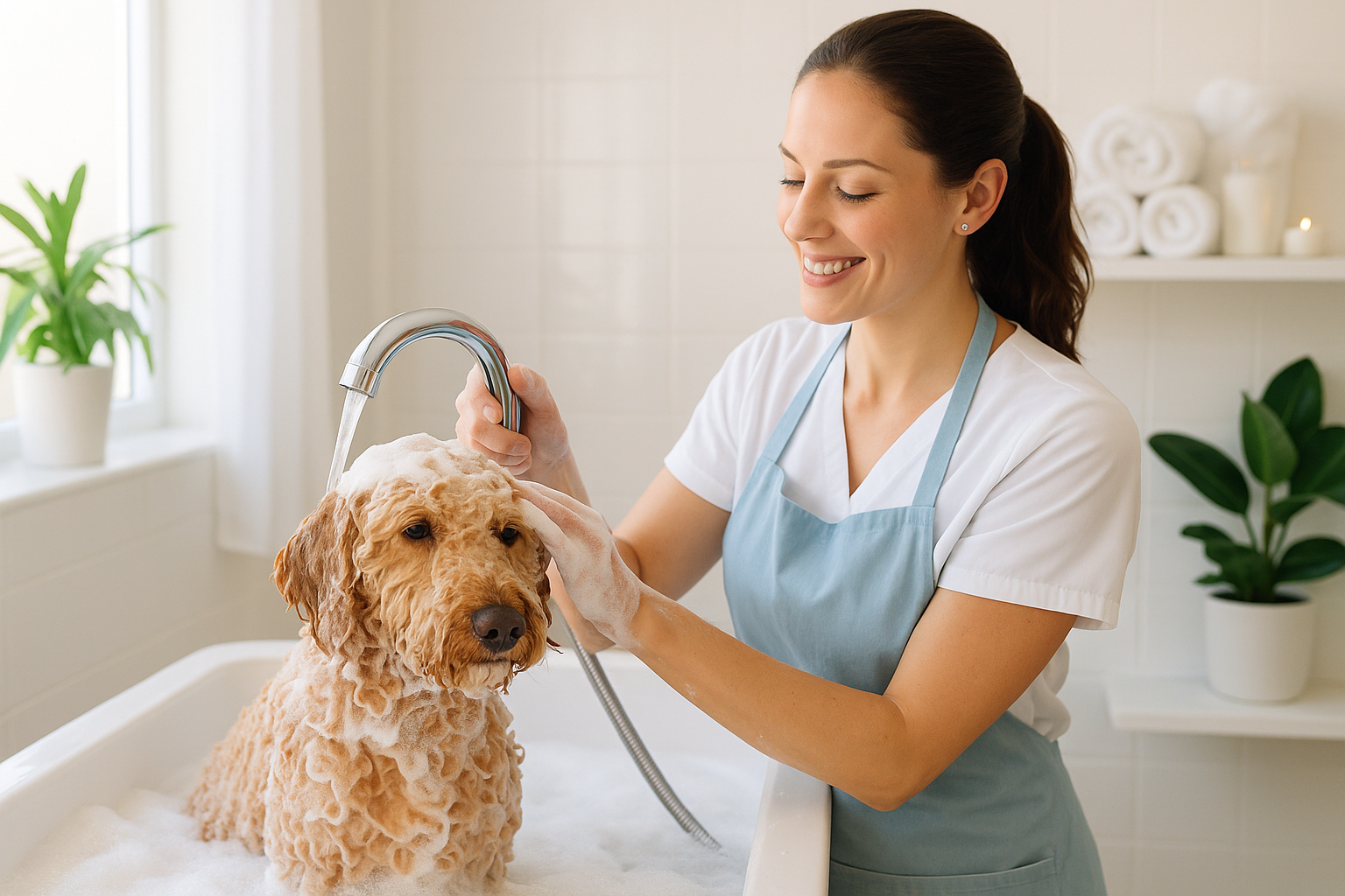 Unlock the Benefits of Regular Grooming for Curly-Coated Dogs in Fuquay-Varina